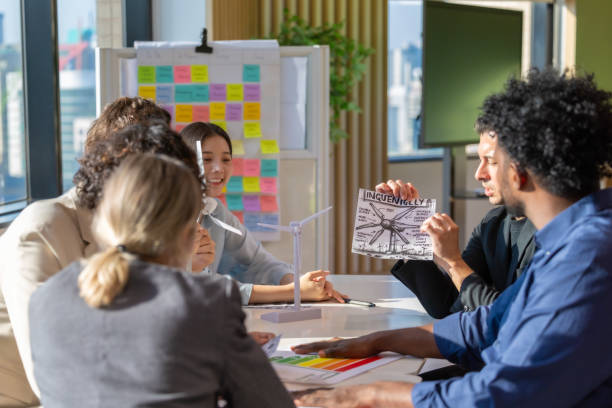 istock Startup Team Develops Portable Wind Turbine Prototype for Investor Funding 2202203130