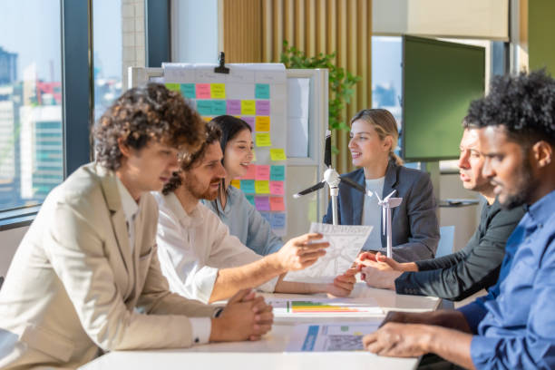 istock Startup Team Develops Portable Wind Turbine Prototype for Investor Funding 2202203177