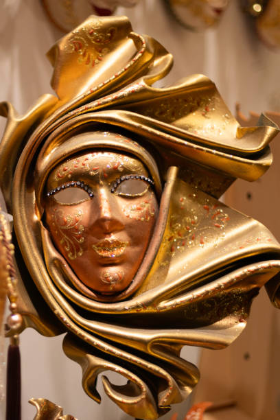 istock Venice Carnival face mask, in Italy, opera style 2202203404