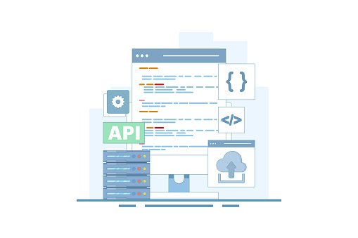 Application Programming Interface Concept Api Provides An Interface For ...