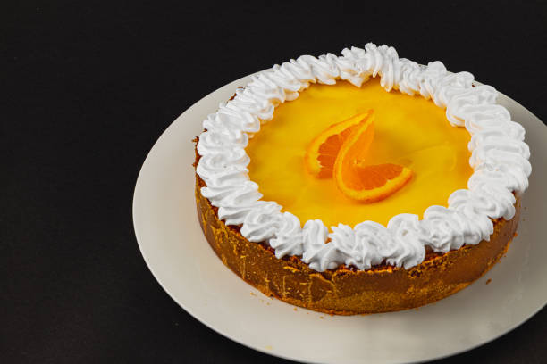 istock Orange cheesecake and rich espresso make a perfect treat 2202204570