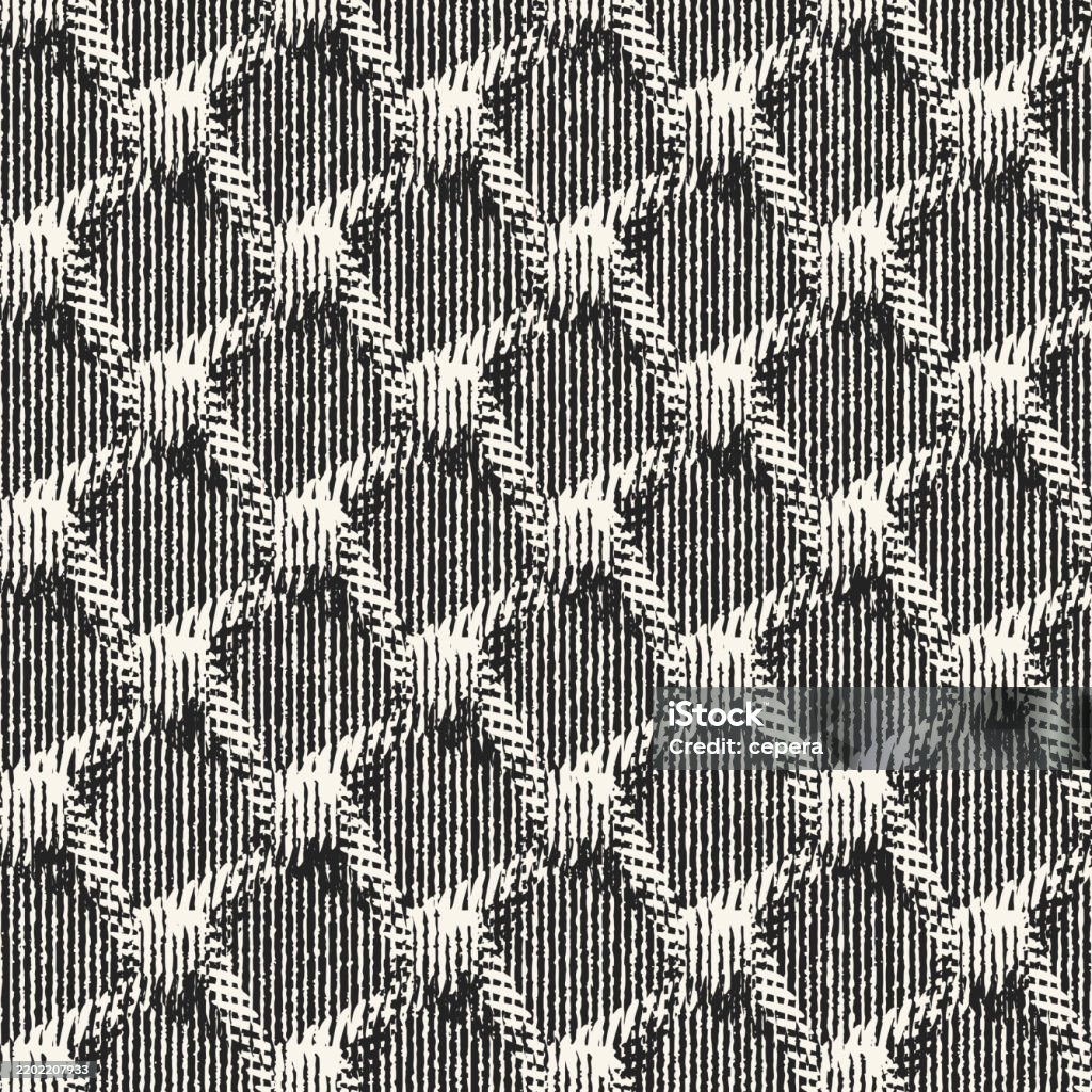 Daily Grid Pattern Check Monochrome Grain Mottled Grid Check Pattern Stock Illustration ...