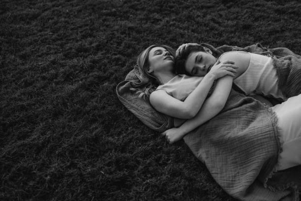istock Embraced in Serenity: A Mother and Daughter Moment 2202211543