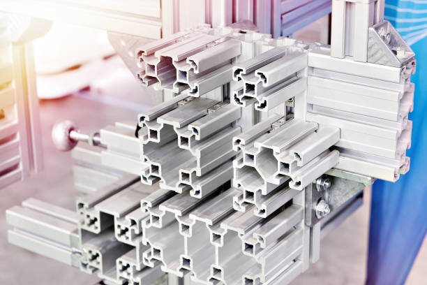 istock Aluminum metal profiles 2202211980