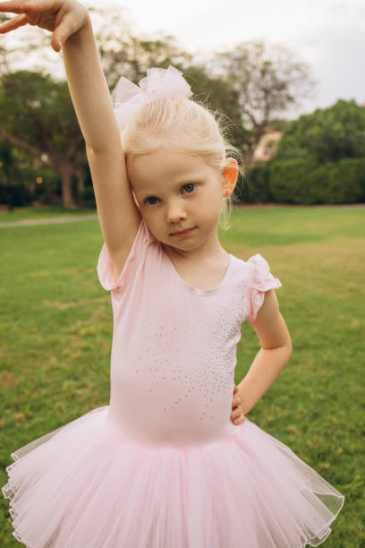 istock Poised Ballerina Striking a Ballet Pose 2202212619
