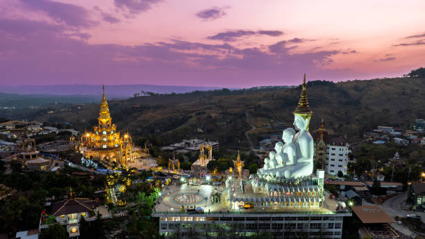 istock Buddha statue at Wat Phra Thart Pha Kaew temple in Phetchabun Thailand 2202218936