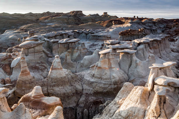 istock Unique rock formations at Bisti Badlands 2202230239