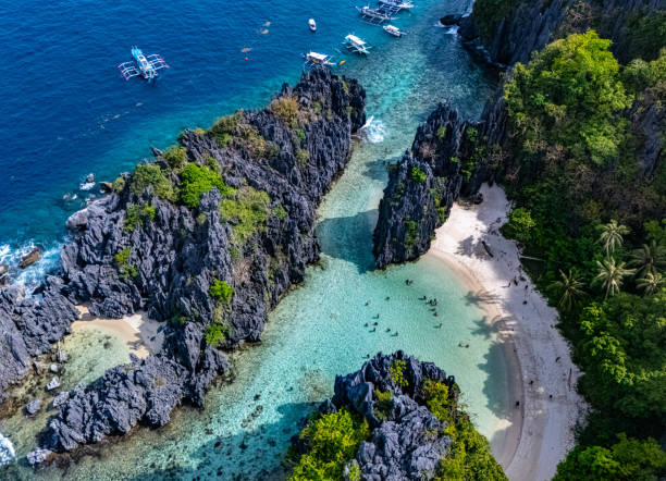 istock Hidden Beach on Matinloc Island, Palawan, Philippines 2202234848