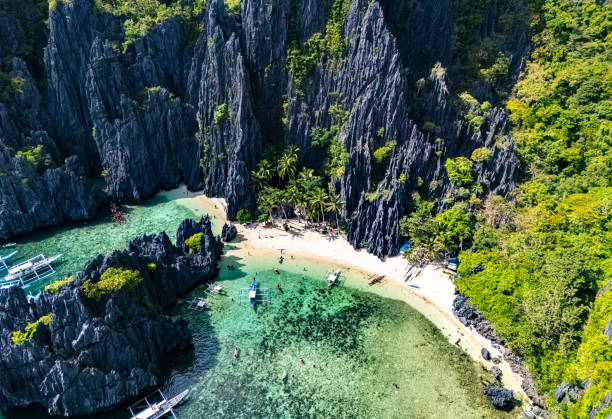 istock Secret Lagoon at Miniloc Island, Palawan, Philippines 2202235450