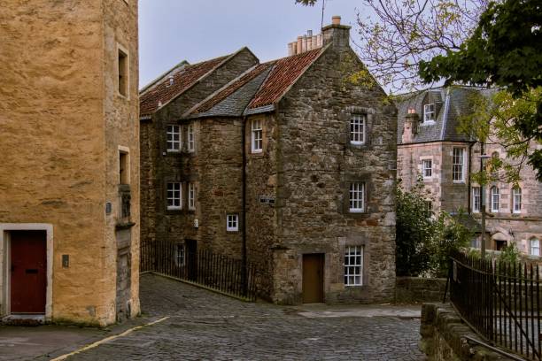 istock Historic stone buildings in Edinburgh 2202237834
