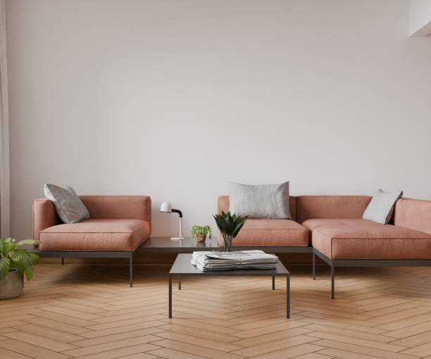 istock interior mockup background empty wall in living room cozy home 3d render 2202239223