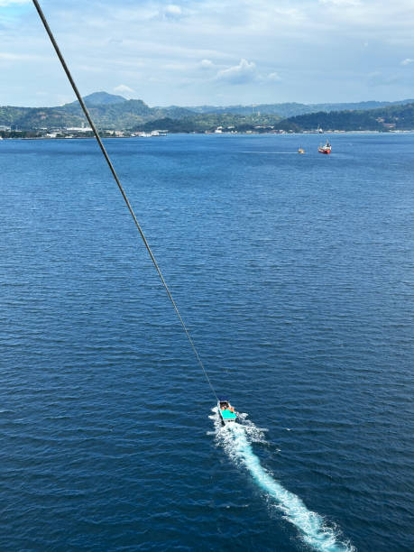 istock POV of a Parasailer 2202248769