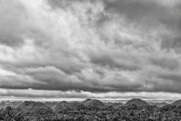 The Chocolate Hills in Bohol.  These are limestone mounds formed by erosion and are a major tourist attraction.