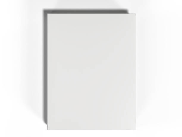 istock Blank Magazine or Book cover mockup design isolated on white background. Template for presentation a publisher, notebook, catalogs, brochures, magazines, diary, journal, booklet or publication 2202255435