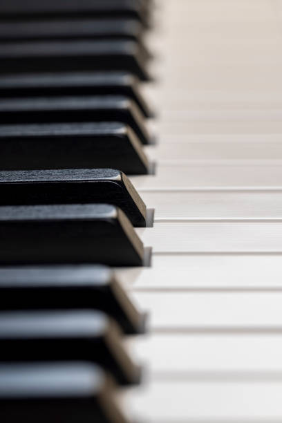 istock black and white piano keys in close  up 2202258115