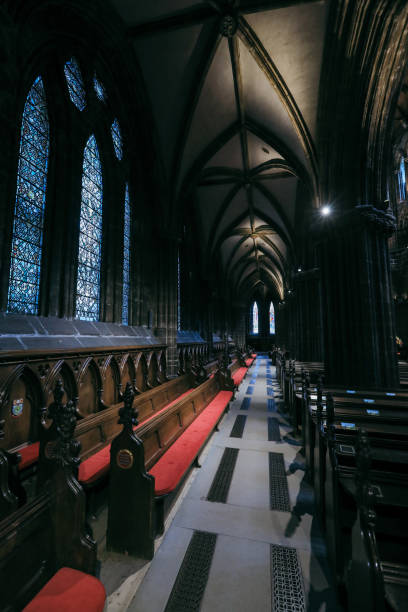 istock Discovering Glasgow Cathedrals intricate interior in the evening light 2202259342