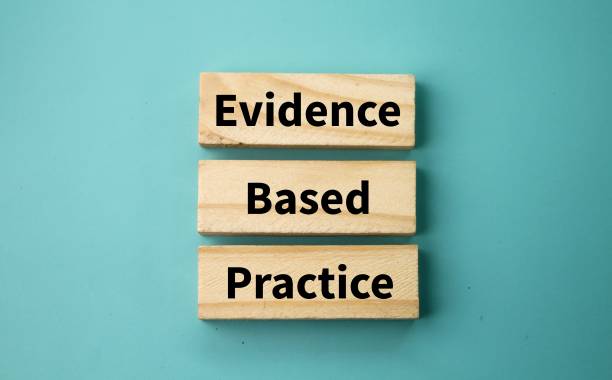 istock stick with the word Evidence based practice. a process used to review, analyze, and translate the latest scientific evidence 2202261687