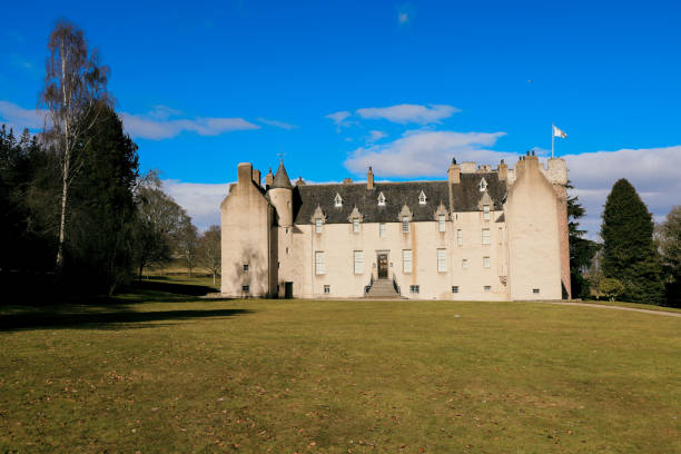 Fife, Scotland, UK - Sept 14 2024: Kellie Castle Tower, Anstruther