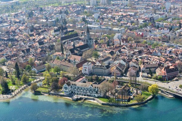 istock Constance on Lake Constance, Old Town and Island Hotel 2202265777