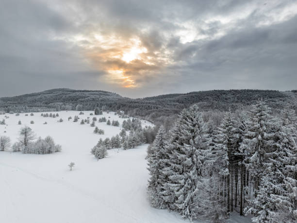 istock A stunning winter landscape with rolling snow-covered hills 2202266827