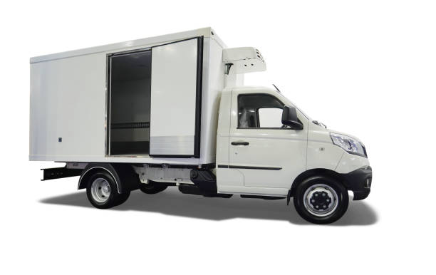 istock White Delivery Truck 2202266938
