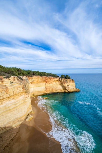 istock Praia da Corredoura, a sheltered beach in the Algarve (Portugal) 2202269439