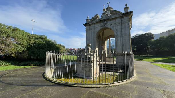 istock matosinhos Porto monument religion catholic, trees green 2202275803