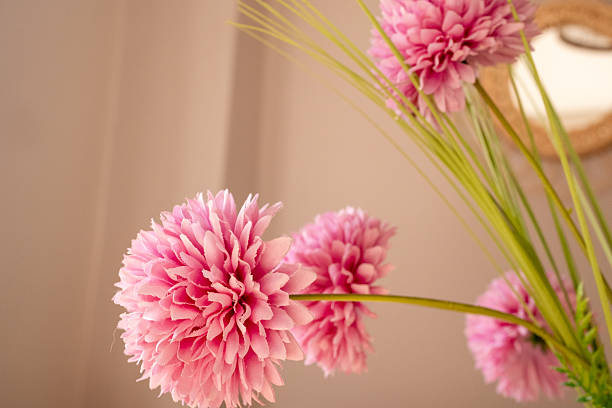 istock Close-Up of a Pink Artificial Flower 2202277884