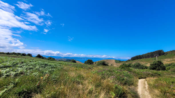 istock Open Grassland and Coastal View in Basque Country, Spain 2202278614