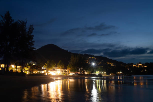 istock Landscape of night Phuket, beach. Thailand. 2202279184