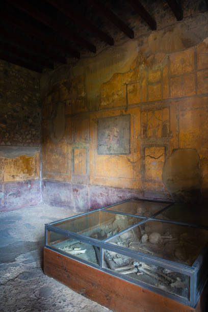 istock Human fossils in Pompeii, Italy 2202279497