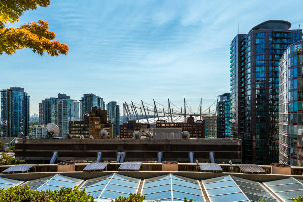 modern office buildings in Vancouver in Canada