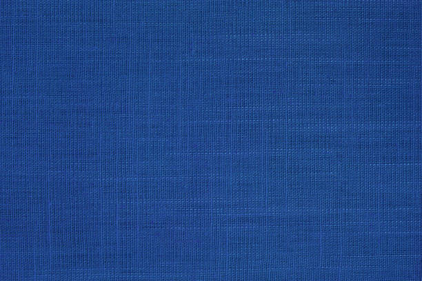 istock Dark blue linen fabric cloth texture background, seamless pattern of natural textile. 2202289896