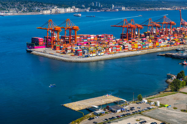 istock aerial view over a container harbor in Vancouver in Canada 2202291011