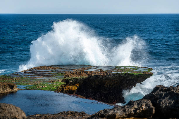 istock Ocean Waves Crashing in Bali, Indonesia 2202307744
