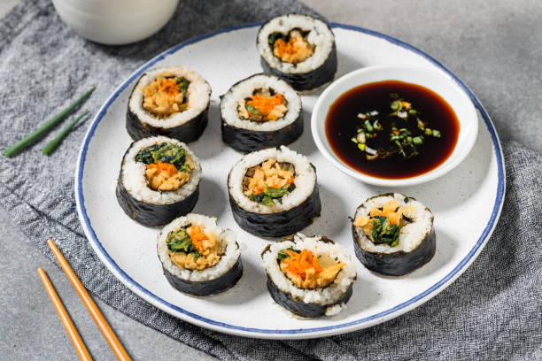 istock Healthy Korean Tofu Kimbap Roll 2202314877