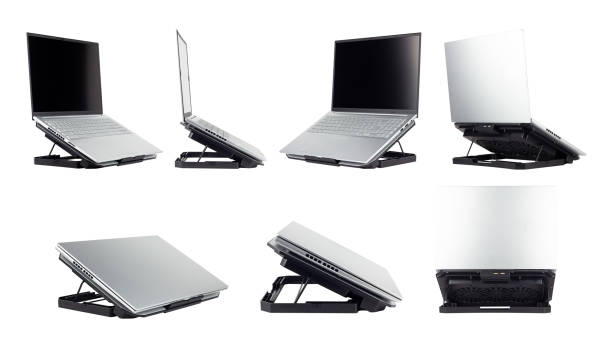 istock set of laptop on cooling pad isolated from background 2202315172