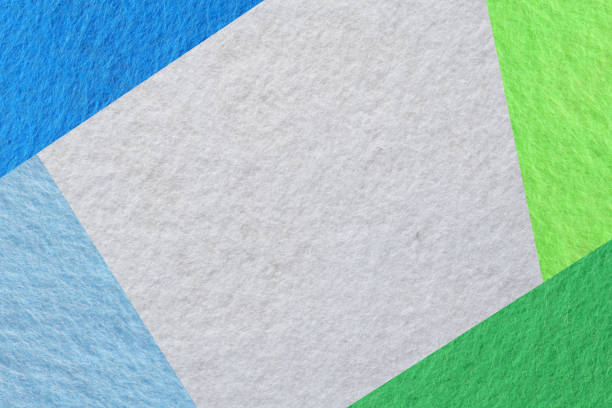Vibrant Soft Textile Background, Handmade Colorful Craft Material, Multicolored Artistic DIY Supplies, Geometric Patterned Felt Sheets, Assorted Decorative Fabric Layers, Bright Sewing Swatches Collection