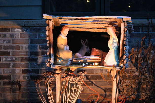 istock Outdoor Nativity Scene 2202323862