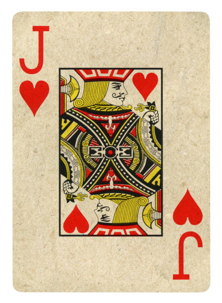 istock Jack Of Hearts recycled playing card - Isolated 2202324990