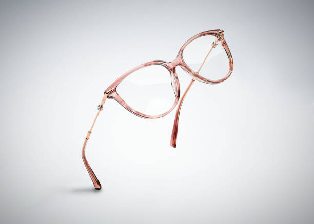 istock Female glasses in flying isolated on white background. Concept 2202326962