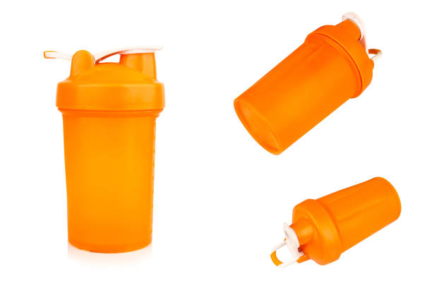 istock Shaker Bottle Whey Protein isolated on white background 2202339098