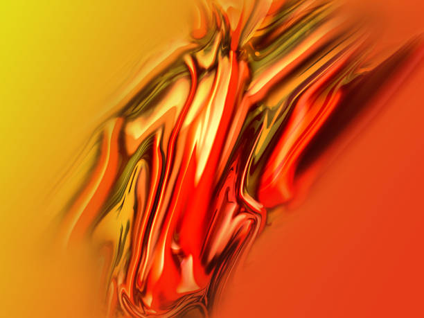 istock Orange and red abstract background. 3d rendering, 3d illustration. 2202341728