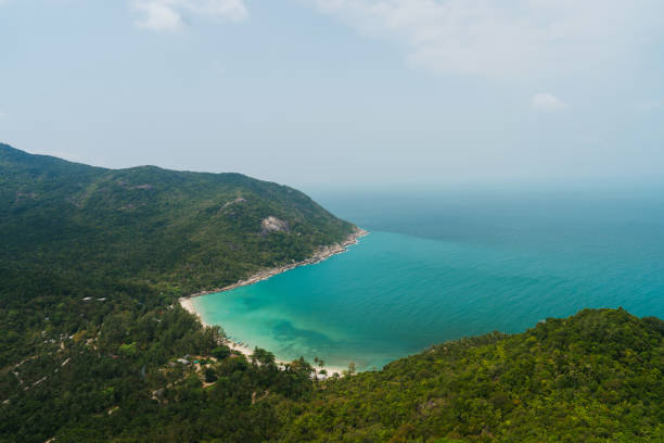 Scenic view of idyllic  beach on Ko Phangan, Thailand