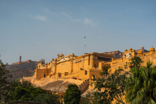 istock Impressive Amer fort  at sunrise 2202348158