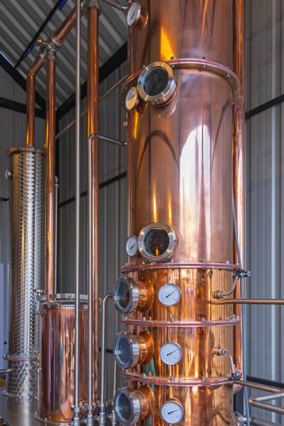 istock Brewery Distillation Copper Apparatus 2202373781