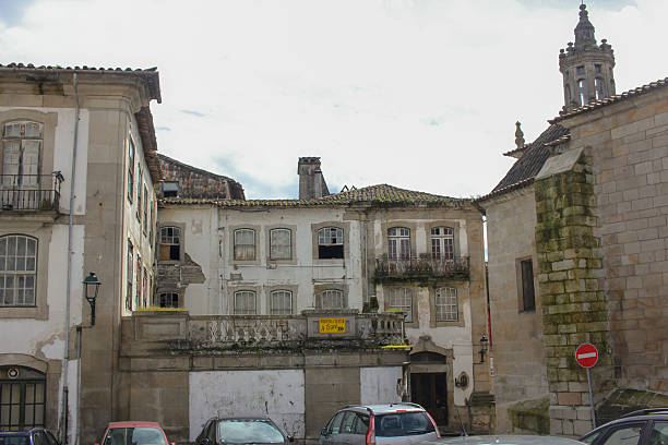 istock old buildings in Chaves, Portugal 2202374520