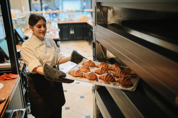 istock Baking delicious croissants in Tokyo, Japan 2202378533