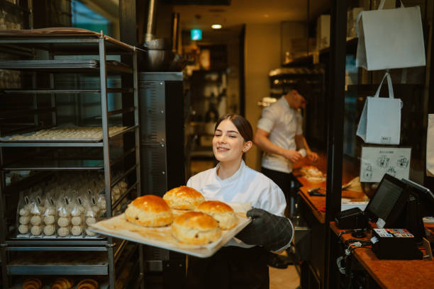 istock Preparing delicious brioche in a bakery in Tokyo 2202379214