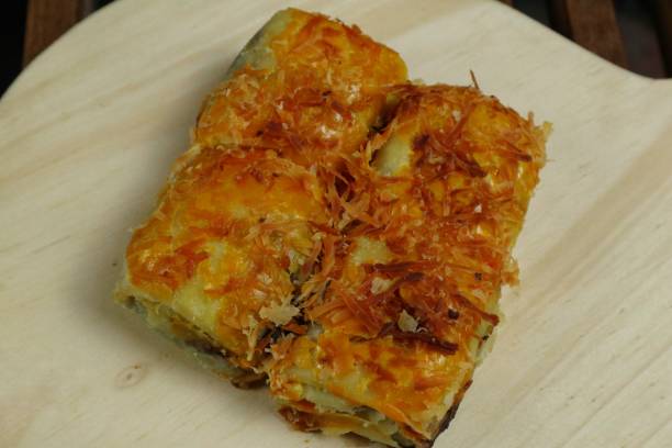 istock Indonesian snack banana bollen cake 2202379461